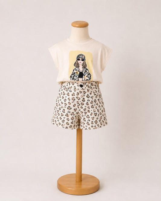 Wow Set ( High Waist Short)